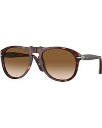 Persol - Po0649 24/51 Sunglasses Acetate Pilot Normal - Lyst