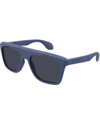 Gucci - Gg1570S 008 Sunglasses Injected Squared - Lyst