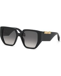Roberto Cavalli - Src167V 700Y Sunglasses Acetate Smoke Geometric Normal Nuanced - Lyst