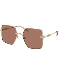 Michael Kors - Mk1157D Sanya 101403 Sunglasses Metal Squared Normal - Lyst