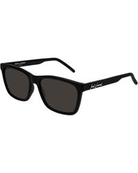 Saint Laurent - Sl 318 001 Sunglasses Plastic Squared Normal - Lyst