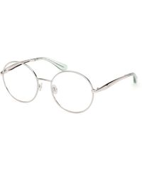 Guess - Gu50385 95 Optical Frames Metal Round Normal - Lyst