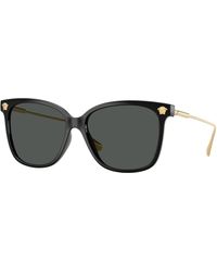 Versace - Ve4507U Gb1/87 Sunglasses Injected Squared Normal - Lyst