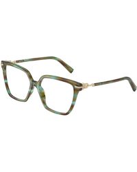 Tiffany & Co. - Tf2290Bu 8124 Optical Frames Acetate Transparent Squared Normal - Lyst
