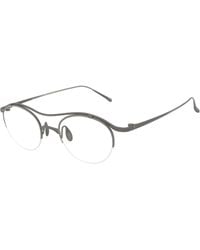 Giorgio Armani - Ar5158T 3404 Optical Frames Titanium Transparent Round Normal - Lyst