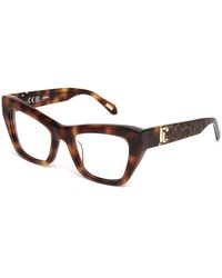 Just Cavalli - Vjc116 752 Optical Frames Acetate Butterfly - Lyst