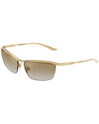 Dolce & Gabbana - Dg2307 02/6E Sunglasses Metal Squared Mirrored - Lyst