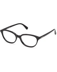 Max Mara - Mm5265 1 Optical Frames Acetate Round Normal - Lyst
