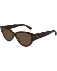 Bottega Veneta - Bv1319S 002 Sunglasses Acetate Cat Eye - Lyst