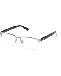 Guess - Gu50326 011 Optical Frames Metal Squared Normal - Lyst