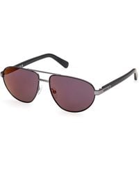 adidas Originals - Or0148 02U Sunglasses Metal Bordeaux Pilot Normal - Lyst