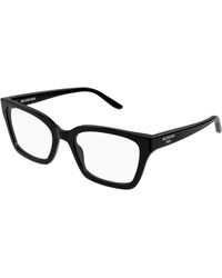Balenciaga - Bb0501O 001 Optical Frames Acetate Transparent Cat Eye - Lyst