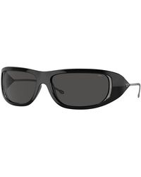 DIESEL - Dl3001 501/87 Sunglasses Injected Round Normal - Lyst