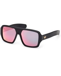 adidas - Or0132 02U Sunglasses Acetate Bordeaux Squared Normal - Lyst