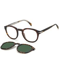 David Beckham - Db 1080/Cs 086/Uc Sunglasses Acetate Round Clip-On - Lyst
