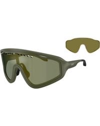Moncler - Q74005 63526R Sunglasses Injected Geometric Mirror - Lyst
