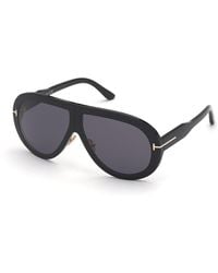 Tom Ford - Troy Pilot-frame Sunglasses Black - Lyst