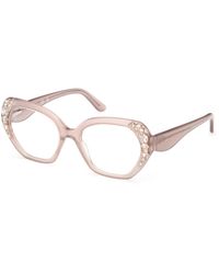 Guess - Gm50039 057 Optical Frames Acetate Geometric Normal - Lyst