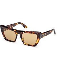 Gcds - Gd0065 52J Sunglasses Acetate Cat Eye Normal - Lyst
