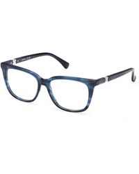Max Mara - Mm5239 092 Optical Frames Acetate Round Normal - Lyst
