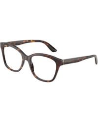 Dolce & Gabbana - Dg3451 502 Optical Frames Acetate Transparent Butterfly Normal - Lyst