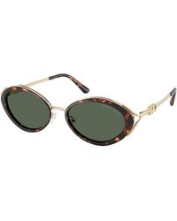 Michael Kors - Mk1179 Key West 403171 Sunglasses Metal Round Normal - Lyst
