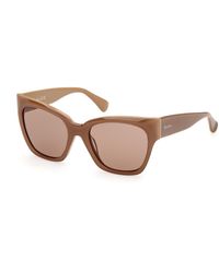 Max Mara - Mm0204 46E Sunglasses Squared Normal - Lyst