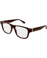 Gucci - Gg2086O 006 Optical Frames Injected Transparent Squared - Lyst