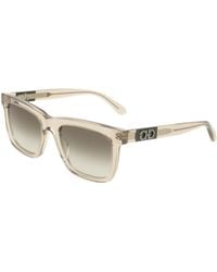 Ferragamo - Sf2113S 313 Sunglasses Acetate Squared Normal - Lyst