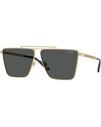 Versace - Ve2266 100287 Sunglasses Metal Pillow Normal - Lyst