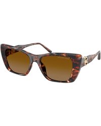 Michael Kors - Mk2270U Tokyo 40319P Sunglasses Injected Squared Polarized Nuanced - Lyst