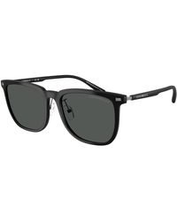 Emporio Armani - Ea4255D 500187 Sunglasses Injected Geometric Normal - Lyst