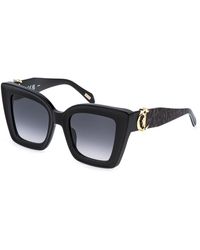 Just Cavalli - Sjc142V 700Y Sunglasses Acetate Smoke Squared Normal Shaded - Lyst