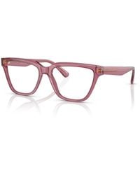 Emporio Armani - Ea3208 5544 Optical Frames Acetate Transparent Cat Eye Normal - Lyst