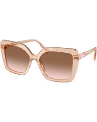 Swarovski - Sk6049 106313 Sunglasses Acetate Butterfly Normal Nuanced - Lyst