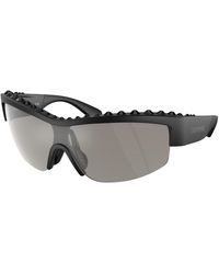 Swarovski - Sk6014 10016G Sunglasses Injected Geometric Mirrored Mirror - Lyst