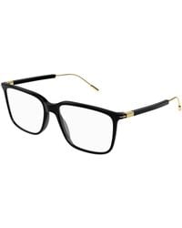 Gucci - Gg1273O 001 Optical Frames Plastic Squared - Lyst