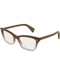 McQueen - Am0584O 008 Optical Frames Acetate Transparent Cat Eye - Lyst