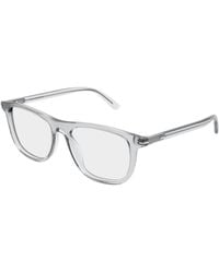 Gucci - Gg2130O 008 Optical Frames Acetate Transparent Squared - Lyst