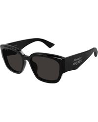 McQueen - Am0468S 001 Sunglasses Acetate Squared - Lyst