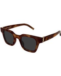 Saint Laurent - Sl M157 003 Sunglasses Acetate Squared - Lyst
