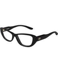 Balenciaga - Bb0514O 002 Optical Frames Acetate Transparent Geometric - Lyst