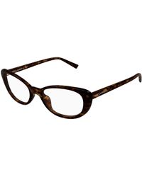 Saint Laurent - Sl 822 Opt 002 Optical Frames Acetate Transparent Cat Eye - Lyst