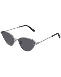 Stella McCartney - Sc0181S 002 Outlet Sunglasses Metal Cat Eye Normal - Lyst