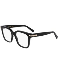 Ferragamo - Sf3009 001 Optical Frames Acetate Squared Normal - Lyst
