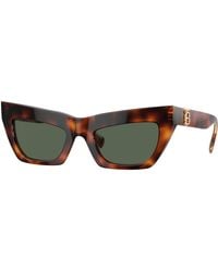 Burberry - Be4405 331671 Sunglasses Acetate Cat Eye Normal - Lyst