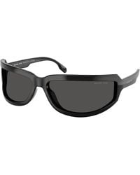 Michael Kors - Mk2226 Zion 300587 Sunglasses Injected Geometric Normal - Lyst