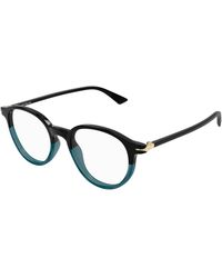 Montblanc - Mb0340O 003 Optical Frames Acetate Transparent Squared - Lyst