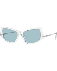 Burberry - Be4408 302480 Sunglasses Acetate Geometric Normal - Lyst