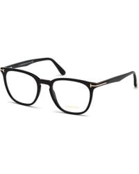 Tom Ford - Ft5506 001 Optical Frames Acetate Geometric Normal - Lyst